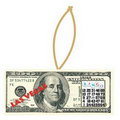 LV Bingo $100 Bill Ornament w/ Clear Mirrored Back (2 Square Inch)